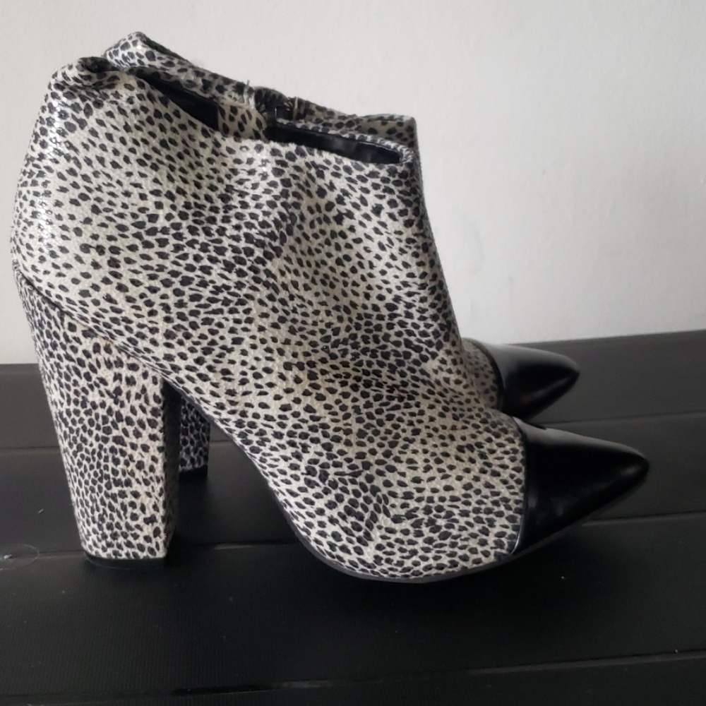 Cow print boots( Nordstrom brand)